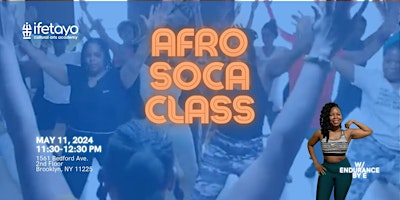 Afro Soca Class! primary image
