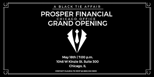 Imagem principal do evento Prosper Financial Office Grand Opening