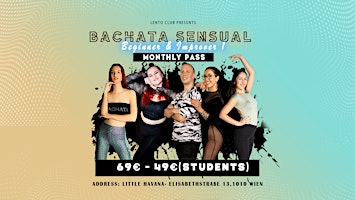 Monthly Bachata Sensual Beginner & Improver 1 Pass - May primary image