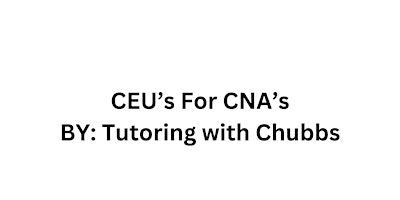 Primaire afbeelding van AM: Fluid & Electrolytes for CNA's  PM: Understanding Cancer