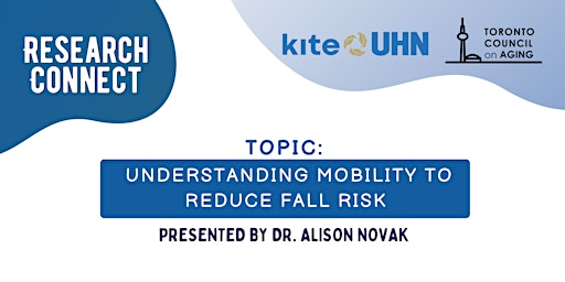 Imagem principal do evento RESEARCH CONNECT: Understanding Mobility to Reduce Fall Risk with Dr. Novak