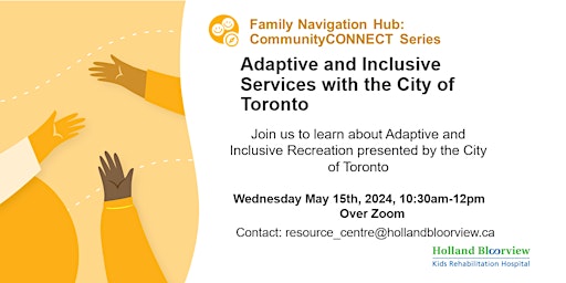 Adapted and Inclusive Services with the City of Toronto primary image