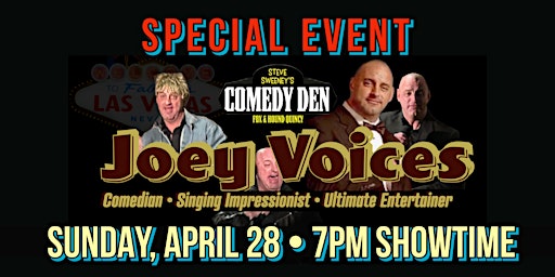 Joey Voices at The Comedy Den, Quincy