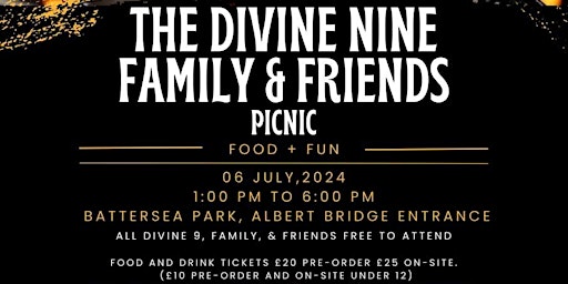 Hauptbild für Divine 9 Family and Friends Picnic