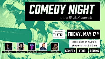 Imagem principal do evento Comedy Night at Black Hammock - May 17