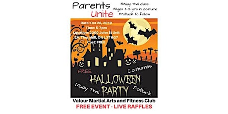 Parents Unite Halloween, Martial Arts, Costume, Potluck Party! primary image
