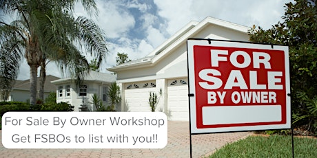 For Sale By Owner - How to list with you