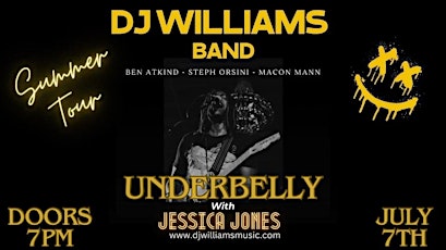 DJ WILLIAMS BAND with special guest Jessica Jones
