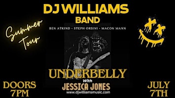 Image principale de DJ WILLIAMS BAND with special guest The Jessica Jones Group
