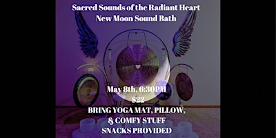 Imagem principal do evento Sacred Sounds of the Radiant Heart New Moon Sound Bath
