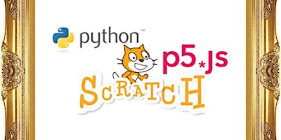 Immagine principale di CoderDojo Nijmegen #107: kunst maken, met Scratch, Python en p5.js 