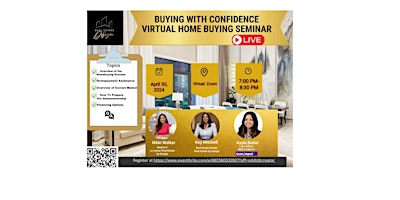 Hauptbild für Buying With Confidence Virtual Home-Buying Seminar