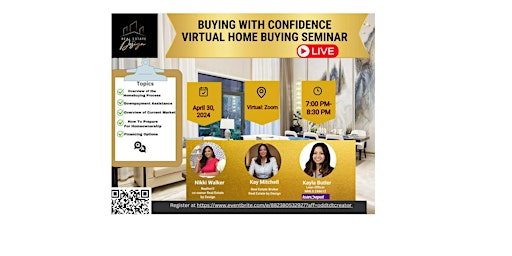 Buying With Confidence Virtual Home-Buying Seminar primary image