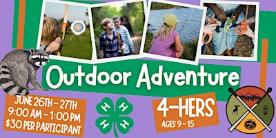 Imagem principal do evento Outdoor Adventure Camp (Ages 9 - 13)