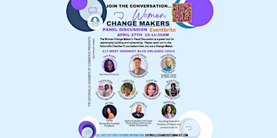 Hauptbild für Women Change Maker's Monthly Panel Discussion