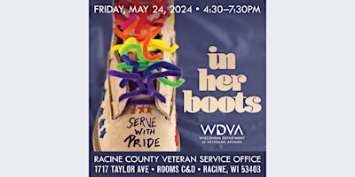 Imagem principal do evento In Her Boots - Racine County Veterans Service Office