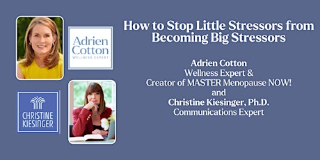 How to Stop Little Stressors from Becoming Big Stressors