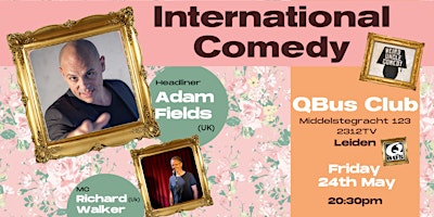 Primaire afbeelding van International Stand Up Comedy @QBus Club Leiden