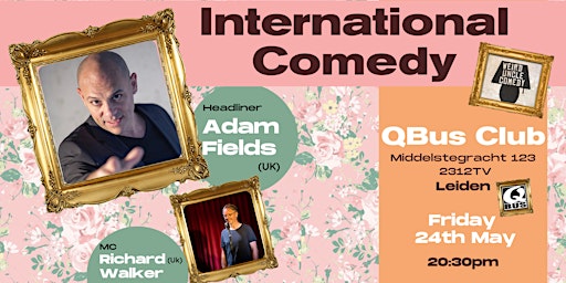 Immagine principale di International Stand Up Comedy @QBus Club Leiden 