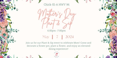 Imagem principal do evento Mother's Day Sip & Plant