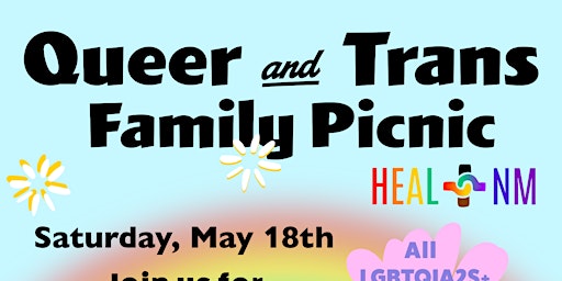 Primaire afbeelding van 3rd Annual Queer and Trans Family Picnic