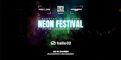 Primaire afbeelding van Neon Festival  l Sa. 18.05.23 I halle02 Heidelberg