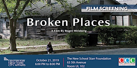 Film Screening of 'Broken Places' primary image