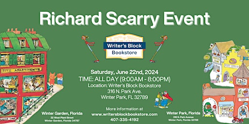 Imagem principal do evento Richard Scarry Scavenger Hunt!