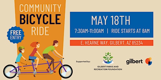 Gilbert Community Bike Ride primary image