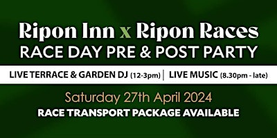 Imagem principal do evento Ripon Inn x Ripon Races - 27/4 - RETURN COACH TRANSFER