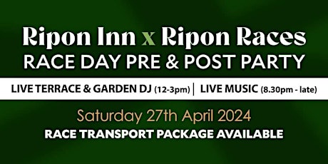 Ripon Inn x Ripon Races - 27/4 - RETURN COACH TRANSFER