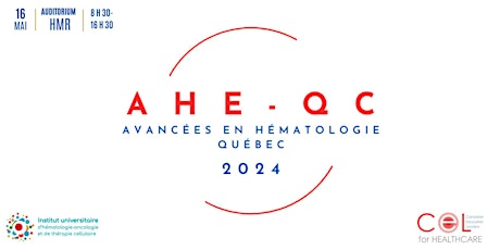 AHE-QC 2024  (Avancées en hématologie- Québec)