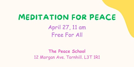 Meditation for Peace