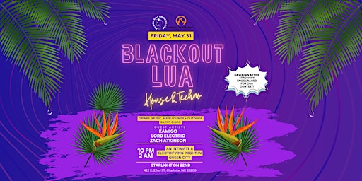 Blackout Lua | An Intimate & Electrifying Night in Queen City  primärbild