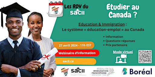 Les RDV du SACII - Education & Immigration :  Le système « éducation-emploi » au Canada primary image