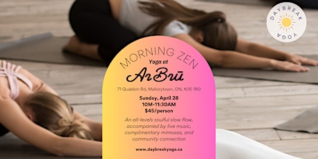 Morning Zen: Yoga @ Arbru