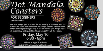 Immagine principale di Dot Mandala Coasters 
