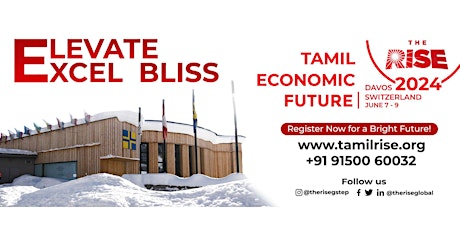 Tamil Economic Future - The RISE 13th Global Summit of Tamil Entreprenuers & Professionals