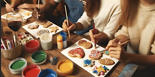 Imagen principal de Champagne Night with Cookie Painting