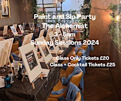 Paint and Sip Party The Alchemist Old Eldon Sq Newcastle primary image