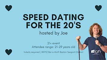 Image principale de Speed Dating for the 20's| Hosted By Joe