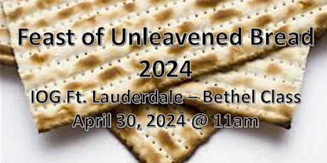 7th Day of Unleavened Bread Feast
