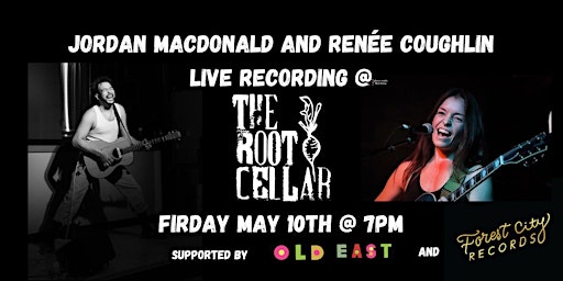 Primaire afbeelding van Jordan MacDonald and Renée Coughlin - live show @ The Root Cellar