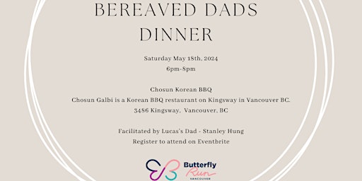 Immagine principale di Bereaved Dad's Dinner 