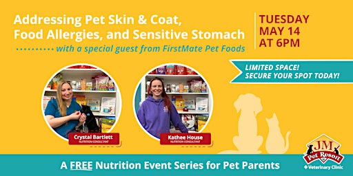 Immagine principale di Addressing Pet Skin & Coat, Food Allergies, and Sensitive Stomach 