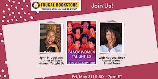 "Black Women Taught Us" by Jenn M. Jackson - Author Event  primärbild