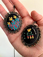 Make Embroidered Necklaces! primary image