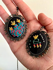 Make Embroidered Necklaces!