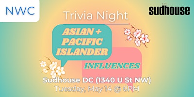 Imagem principal do evento TRIVIA NIGHT: Asian + Pacific Islander Influences