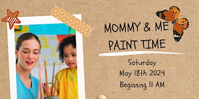 Imagem principal de Mommy and Me Paint and Sip